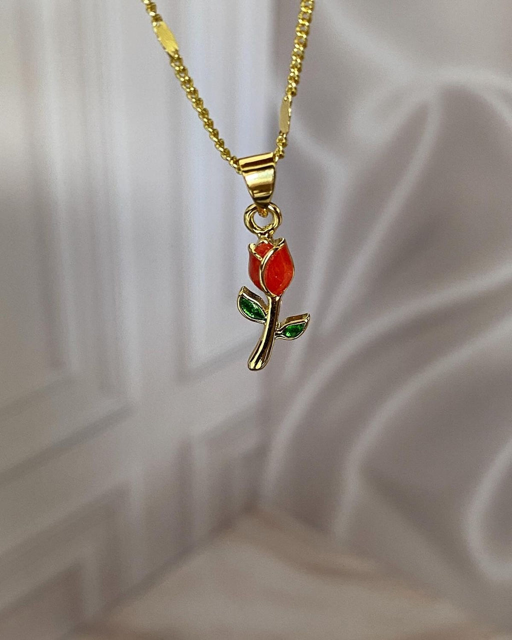 Eternal Rose Pendant Necklace