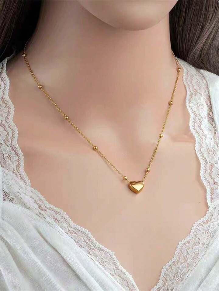 Classic Heart Pendant Necklace