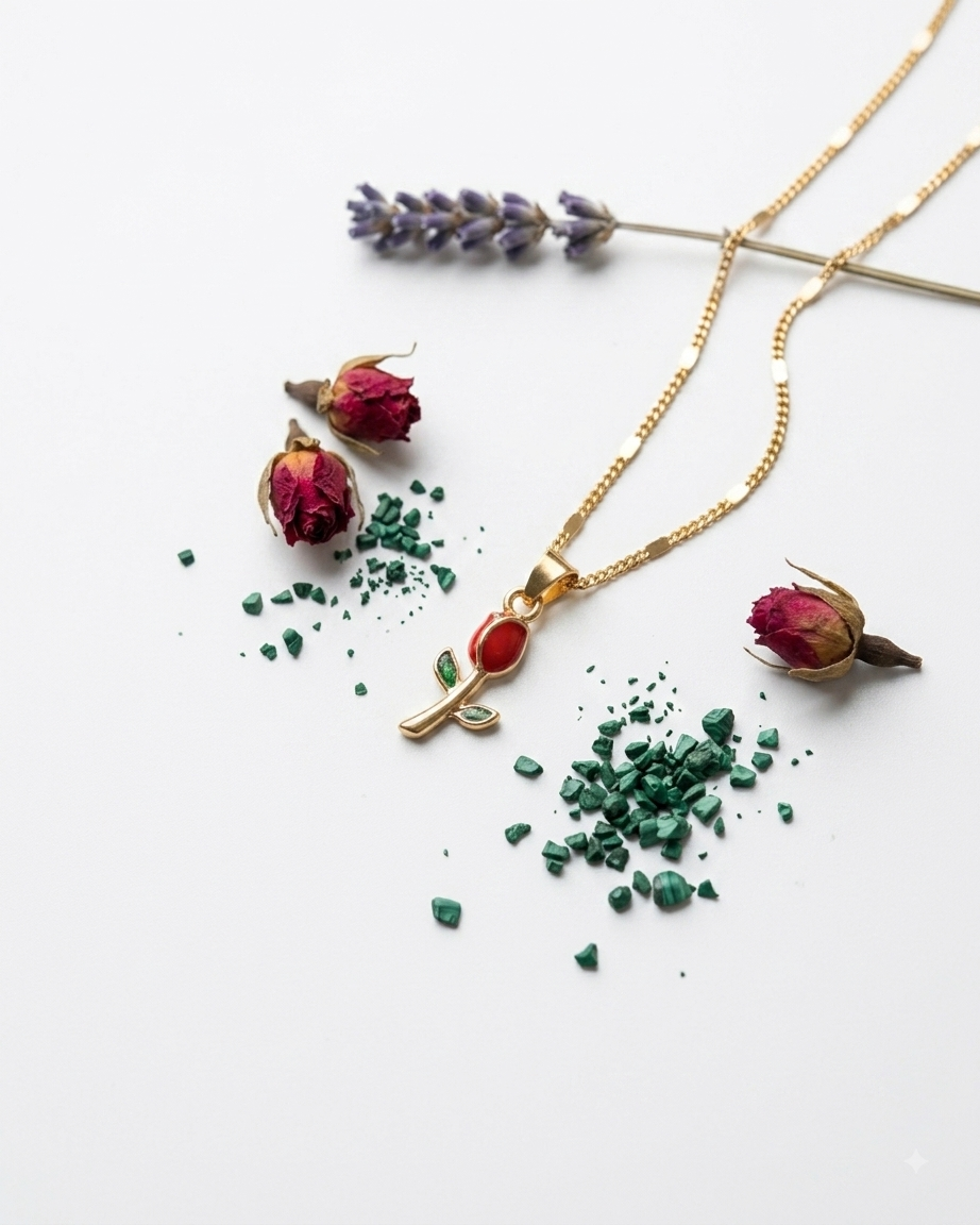 Eternal Rose Pendant Necklace